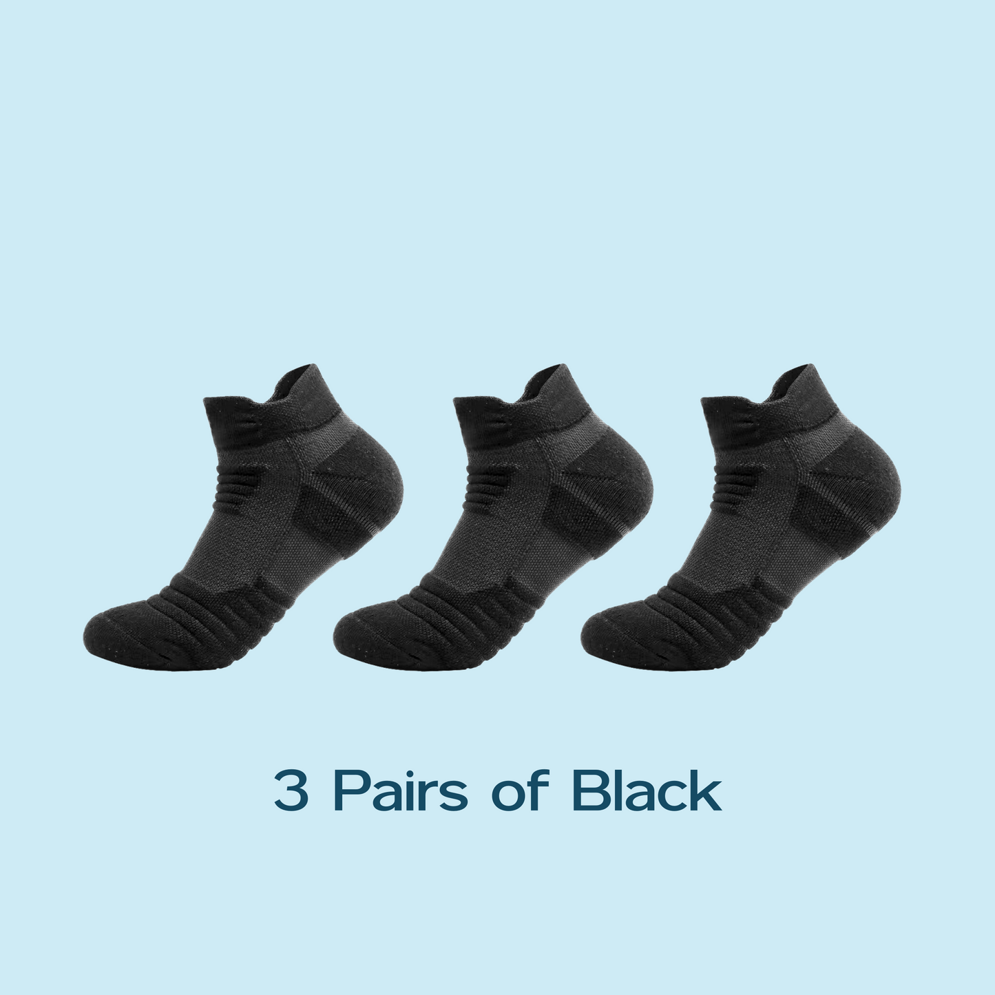 GripMax Sport Socks Short 3 Pairs