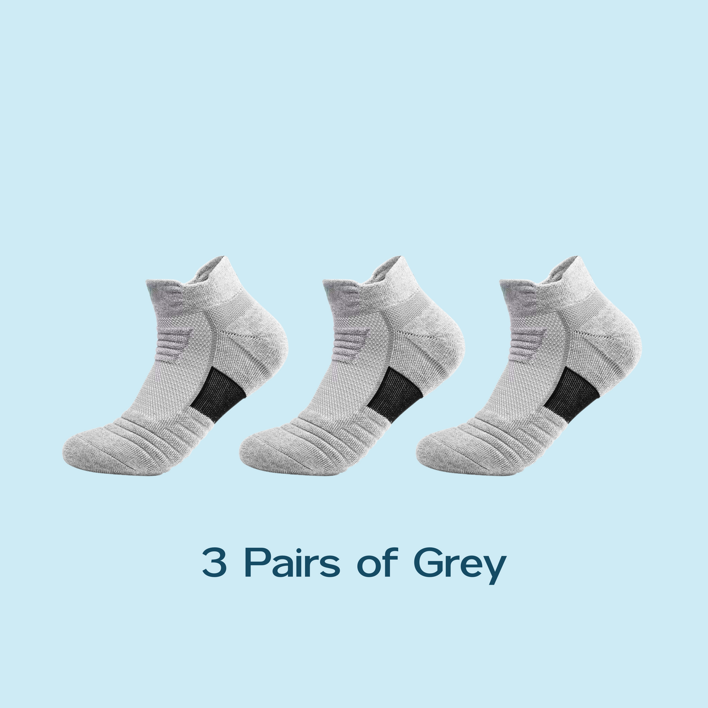 GripMax Sport Socks Short 3 Pairs